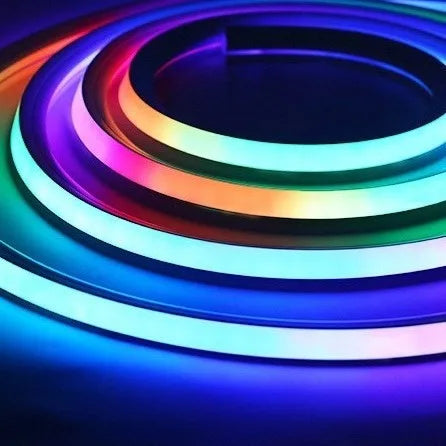 RGBIC LED Neon Strip Lights 5V USB colors Strips with Bluetooth APP Remote Control Music Sync Color Changing for Party Home