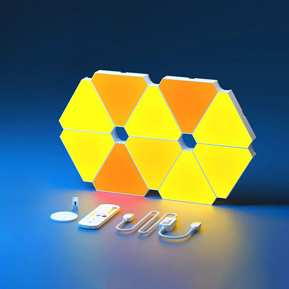 LED Triangular RGB Wall Panel Lights
