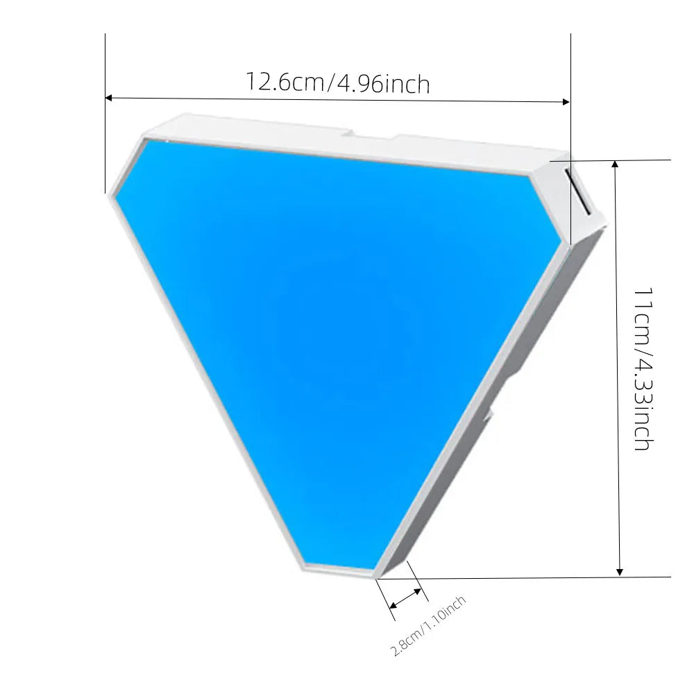 LED Triangular RGB Wall Panel Lights